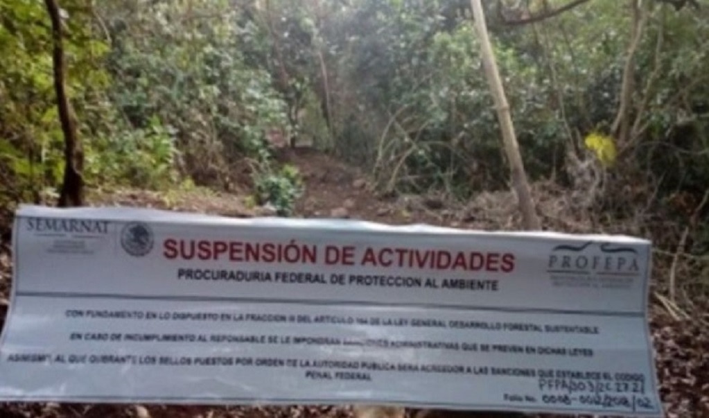 Suspenden camino a “Puente de Dios”