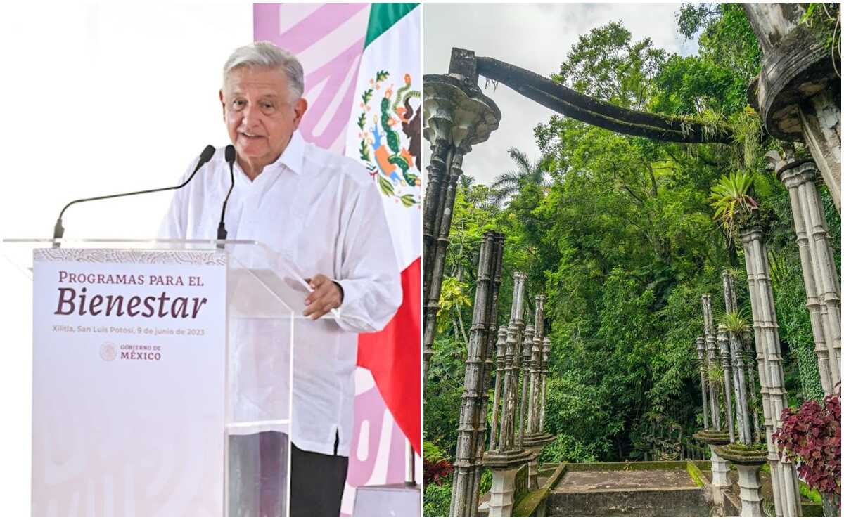 Reconoce AMLO belleza natural y arquitectónica del Pueblo Mágico de Xilitla, en SLP