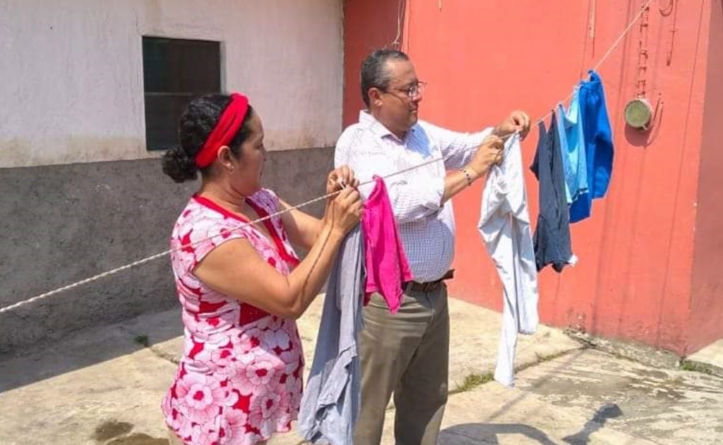 Tunden en redes a candidato en Veracruz por publicar foto como “papá luchón”