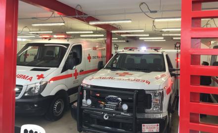 Inaugura Cruz Roja base de ambulancias Oriente-Sur