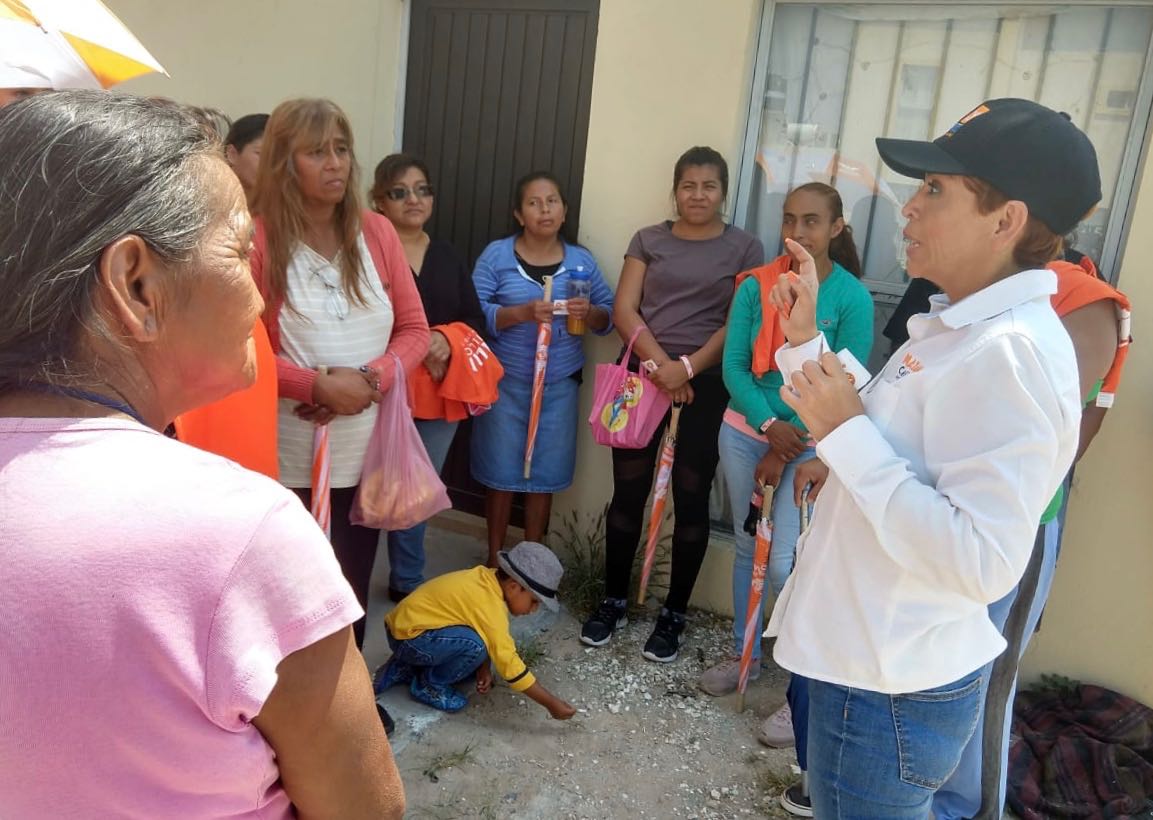 Exige candidata a diputada alto a la inseguridad en SLP