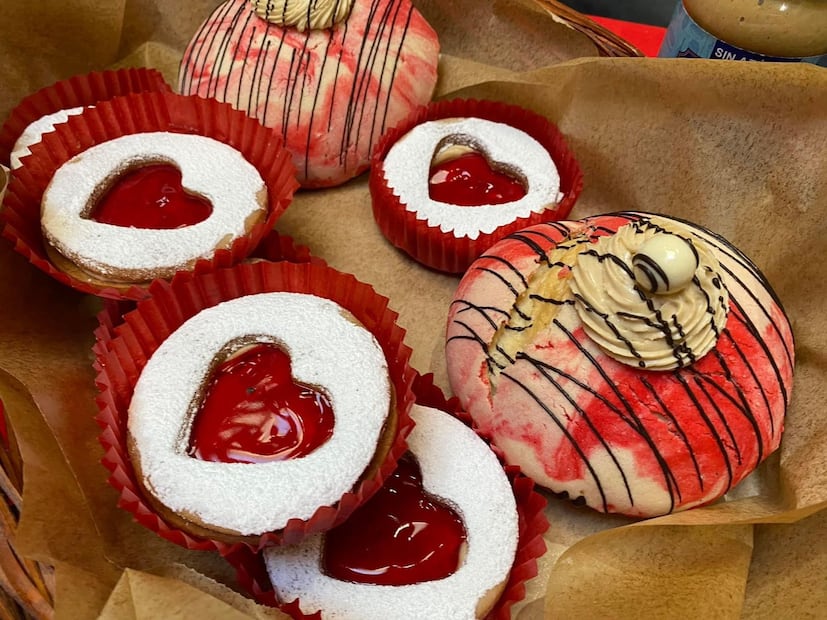 Pasteles en el Festival de Pan, Amor y Chocolate. Foto: Especial