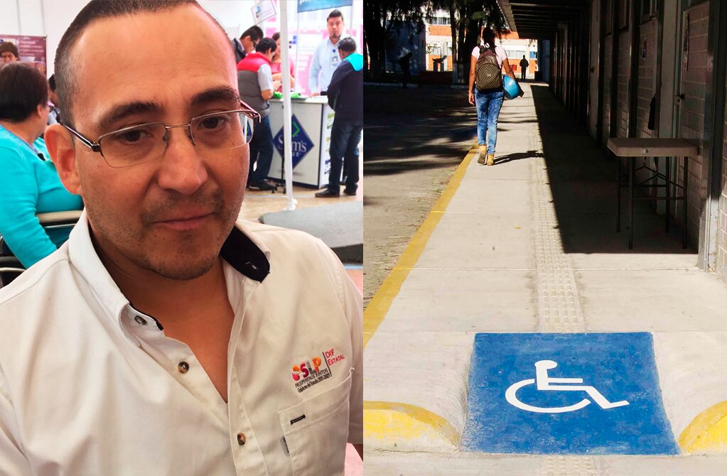 Rezagada, infraestructura para personas con discapacidad
