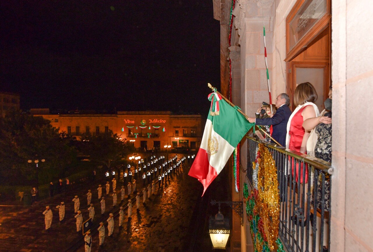 Realiza Juan Manuel Carreras el último Grito de Independencia como gobernador de SLP