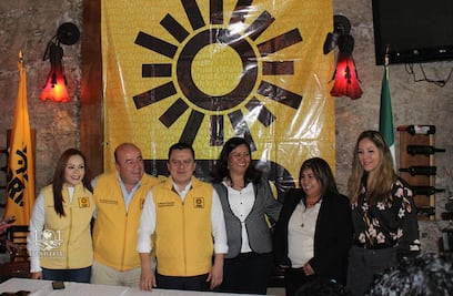 Manuel Granados, líder del PRD visita SLP