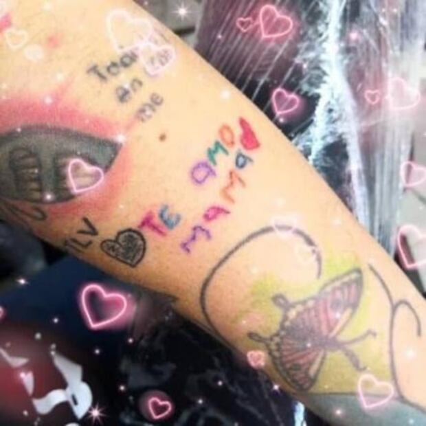 Yusseth, la potosina que con 10 años expresa su pasión por el arte de tatuar