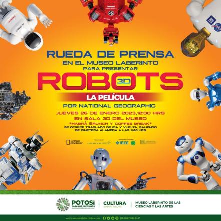 Disfruta de la nueva película de National Geographic en SLP; conoce el futuro de los robots humanoides 