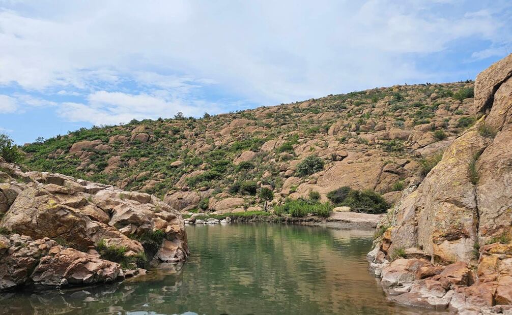 El Charco Azul, SLP. Foto: Google Maps.