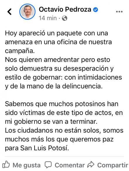 Localizan hielera sospechosa en casa de campaña de Octavio Pedroza