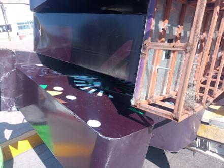 Retiran letras monumentales "navistas" de la Plaza del Milenio en San Luis Potosí