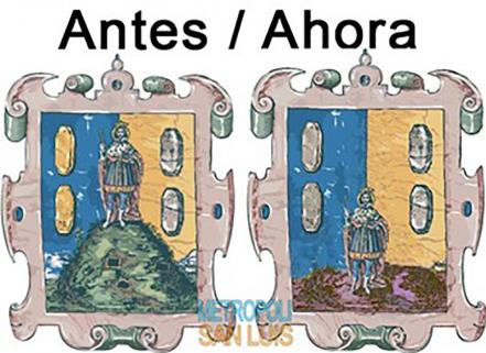 Busca “El Mijis” modificar escudo de armas de SLP