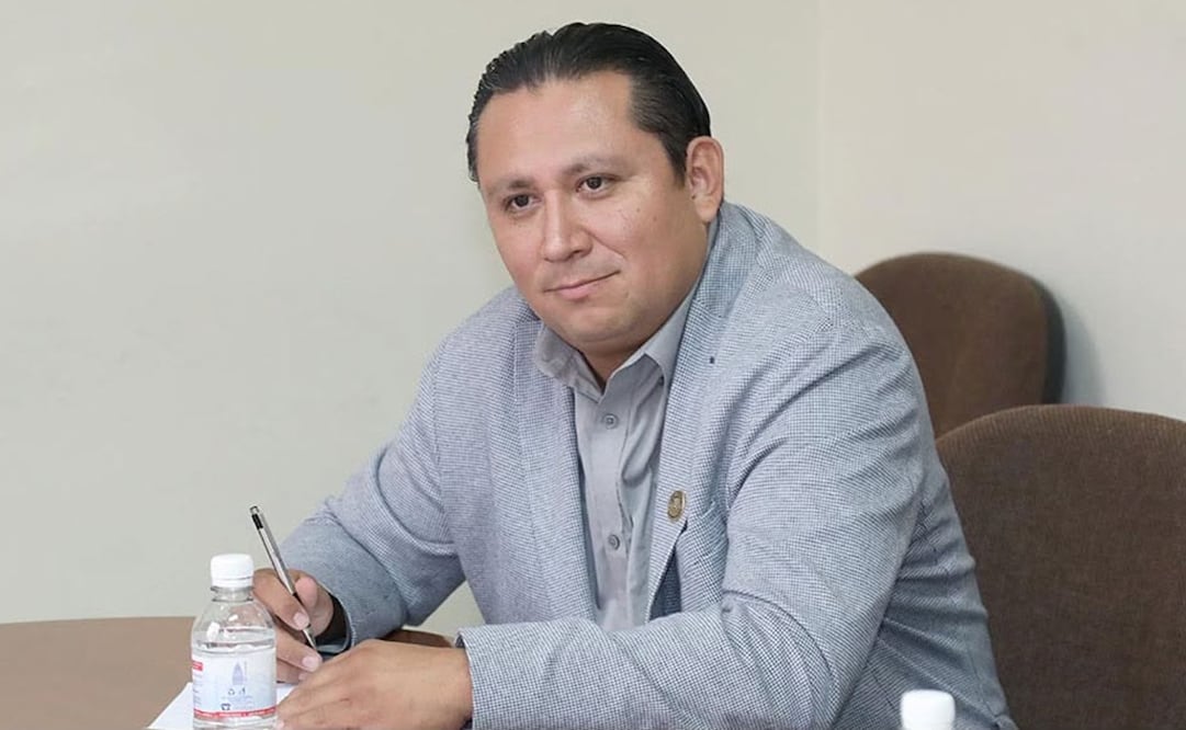 Luis Fernando Gámez, presidente de la Mesa Directiva y de la Comisión de Vigilancia del Congreso de SLP. Foto: Especial