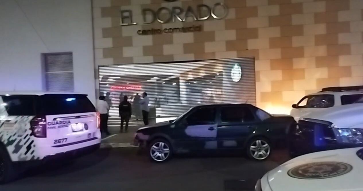 Terror en plaza el Dorado, intento de asalto desata balacera en SLP