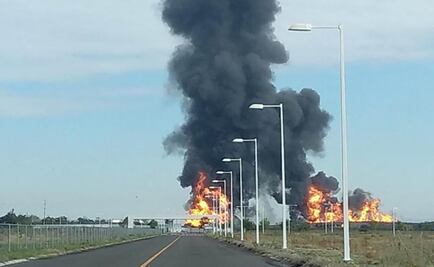 Explota ducto de gas en Celaya, Guanajuato