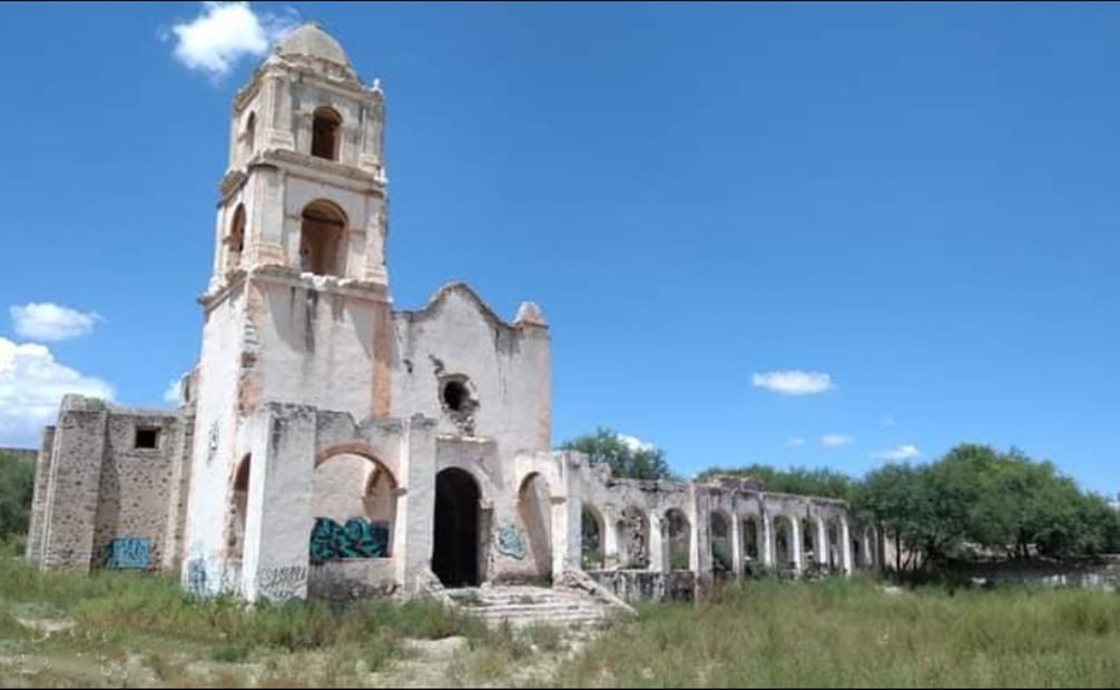 Ex hacienda de San Francisco Javier de la Parada en Ahualulco, SLP. Foto: Facebook@ Ruta de la Cultura.
