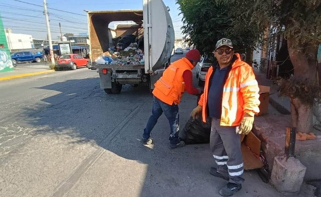 Municipio de SLP implementó un operativo especial para la recolección de residuos durante las fiestas decembrinas. Foto: Especial