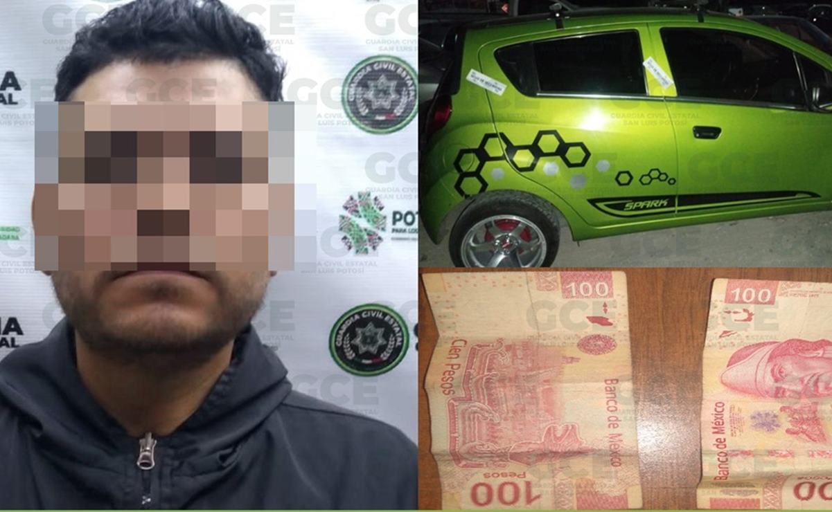 Supuesto funcionario federal ofreció 200 pesos para no ser detenido en SLP 
