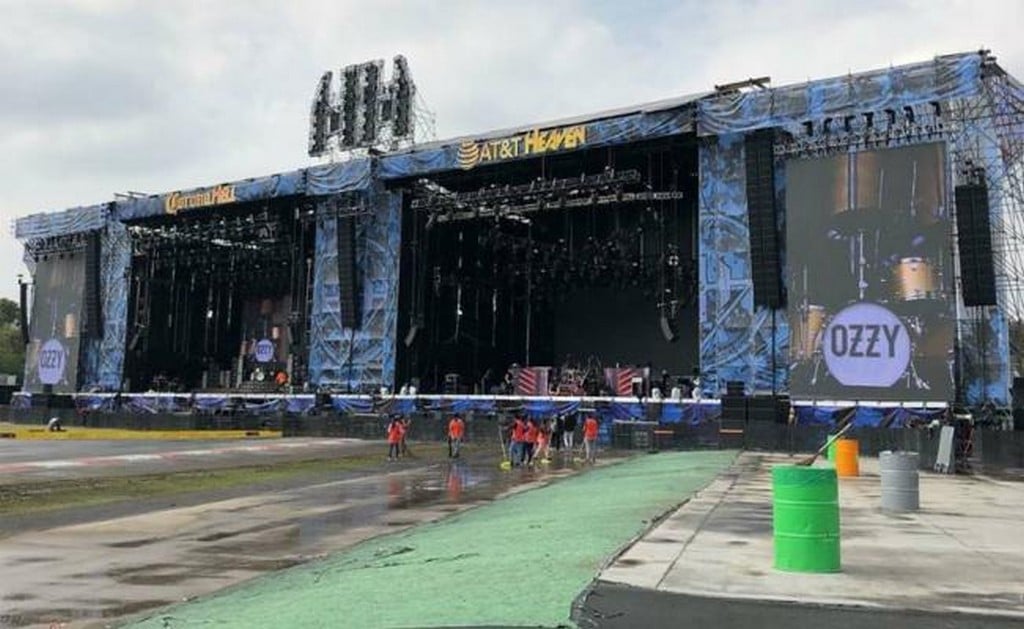 Ozzy trajo a México su gira de despedida FOTO: TWITTER DE OZZY OSBOURNE