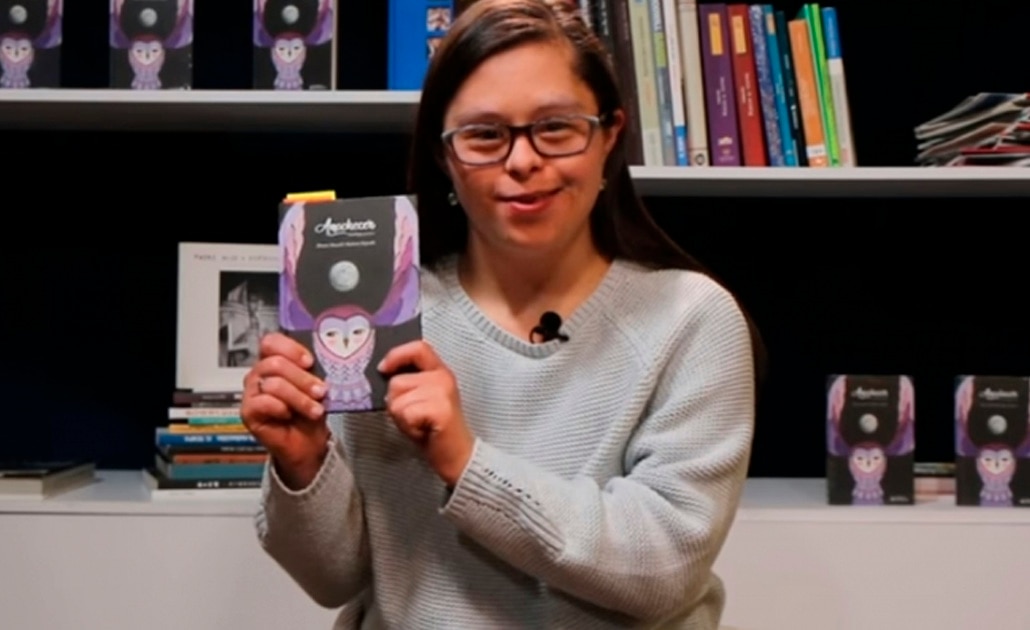 Escritora con síndrome de Down lanza su primer libro
