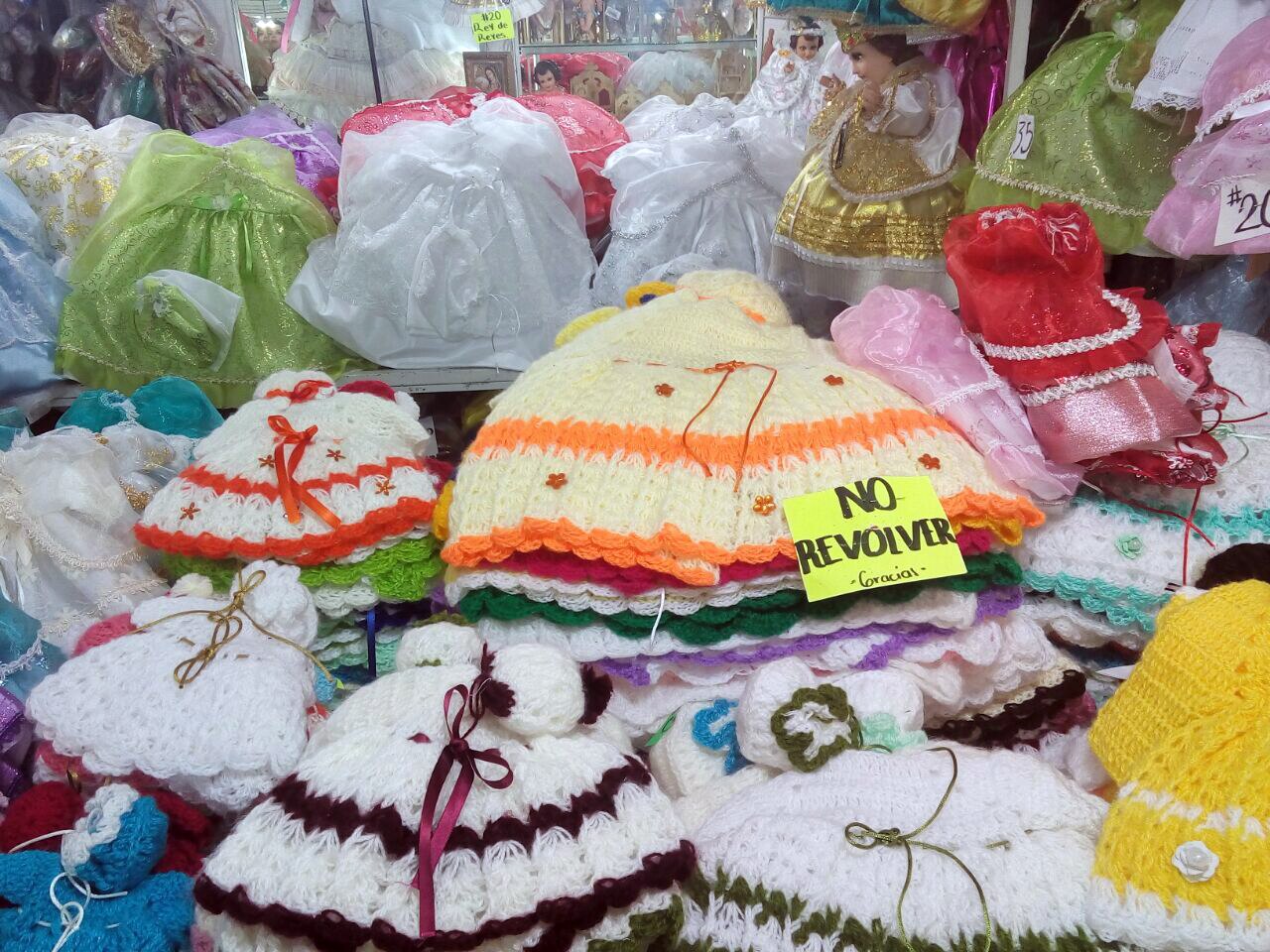 Repunta venta de vestidos de Niño Dios 