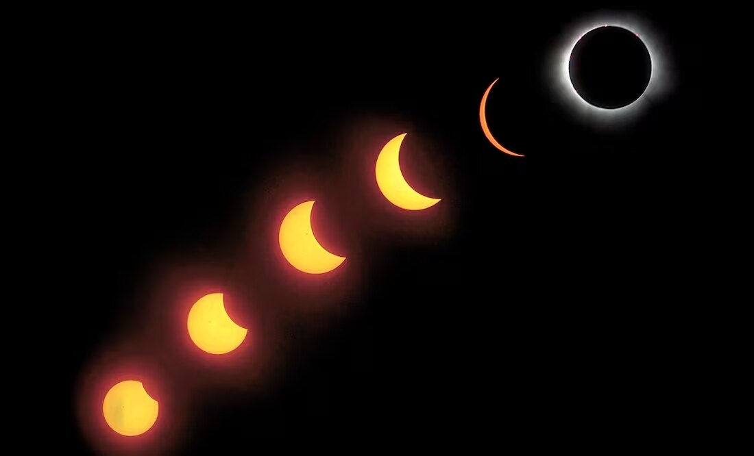 Eclipse de Sol. Foto: Gabriel Pano / El Universal