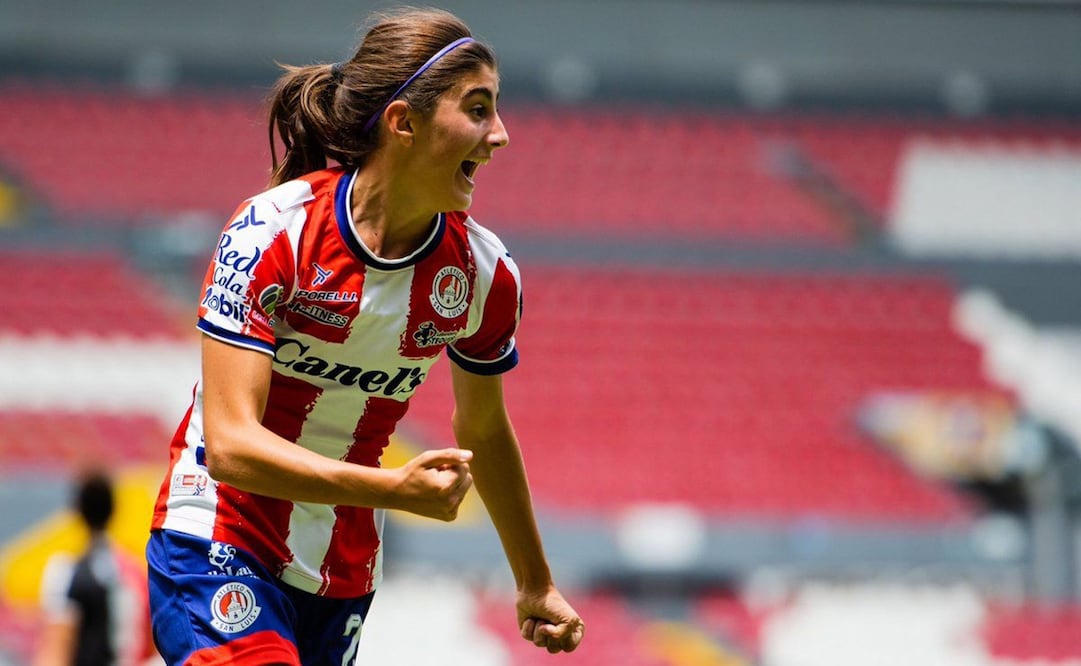 Silvana González, futbolista potosina enviada al Atlético de Madrid Femenino. Foto: Especial