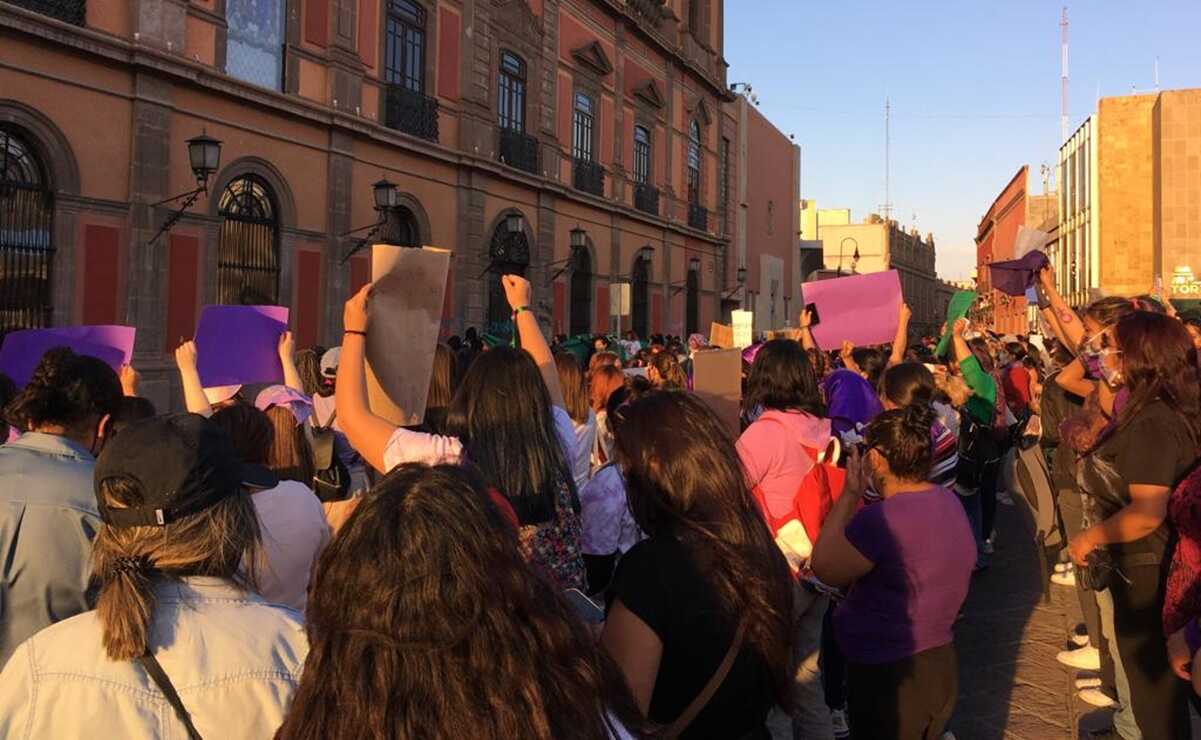CNDH emite recomendación al rector de la UASLP, derivada de una denuncia de violencia sexual.  Foto: Xochiquetzal Rangel