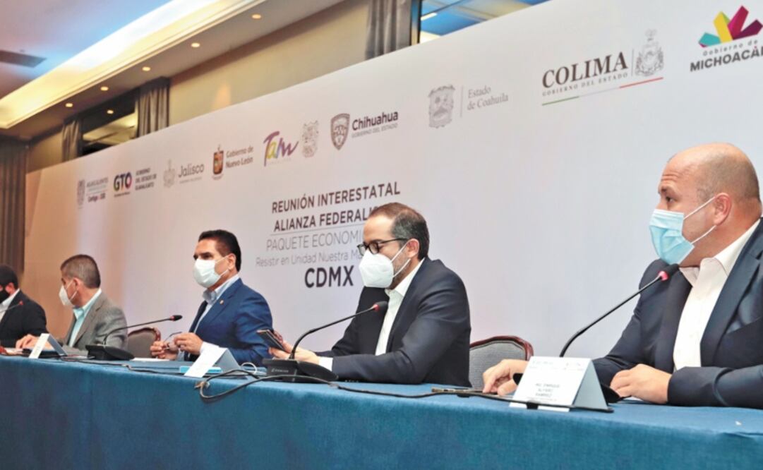 Gobernadores aliancistas se quejaron de la decisión del gobierno de que los estados no podrán adquirir vacunas contra el Covid-19. Foto: Archivo El Universal