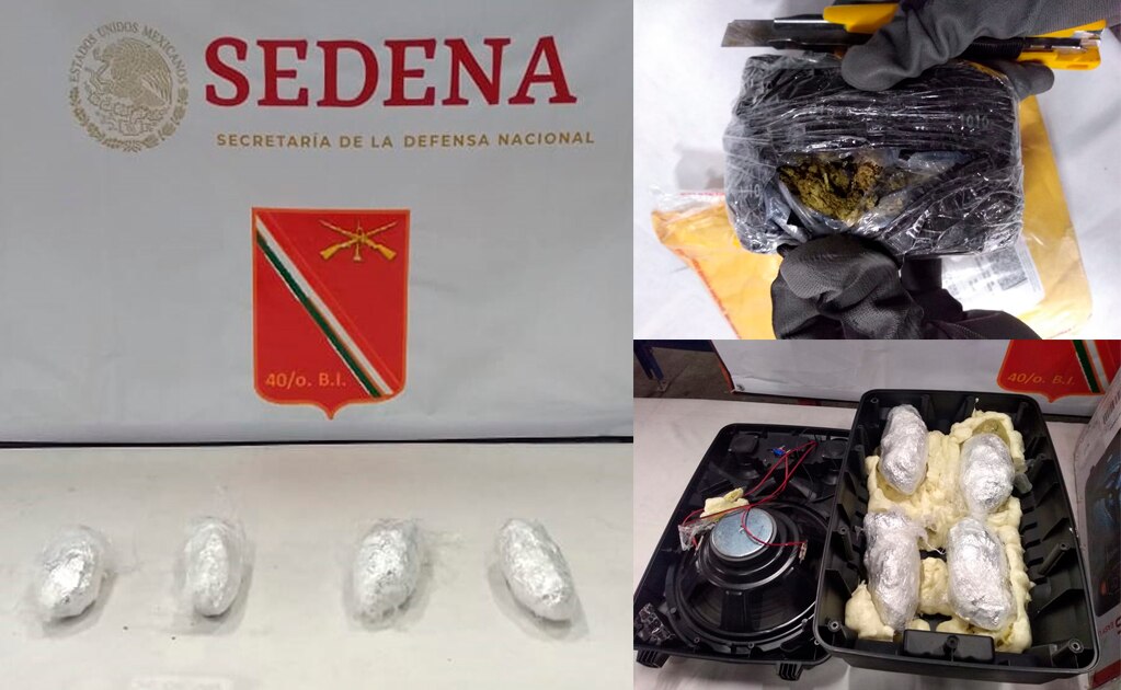 Aseguran cristal y marihuana en aeropuerto de SLP 