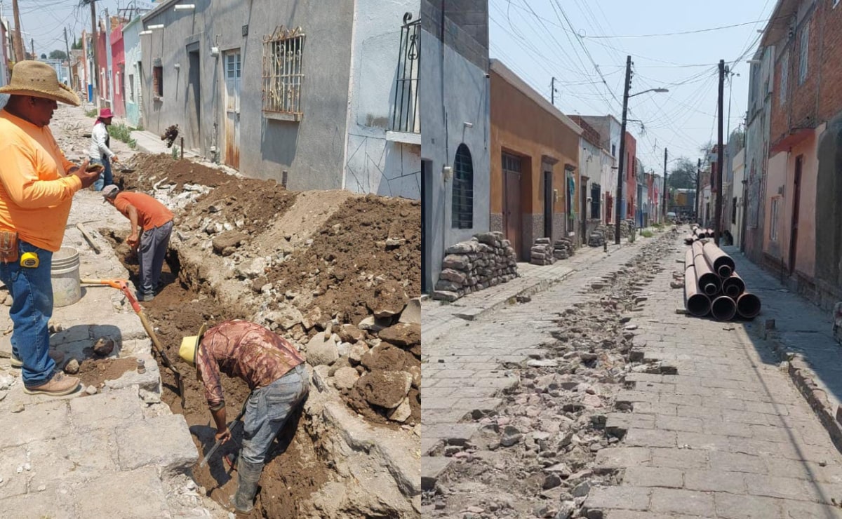 La calle Montante permanecerá cerrada hasta nuevo aviso por trabajos de reparación. Foto: Especial