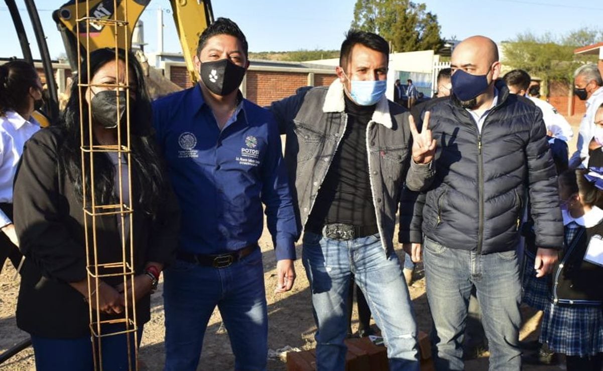 Ricardo Gallardo inicia programa de construcción de escuelas en SLP. Fotos: Especiales