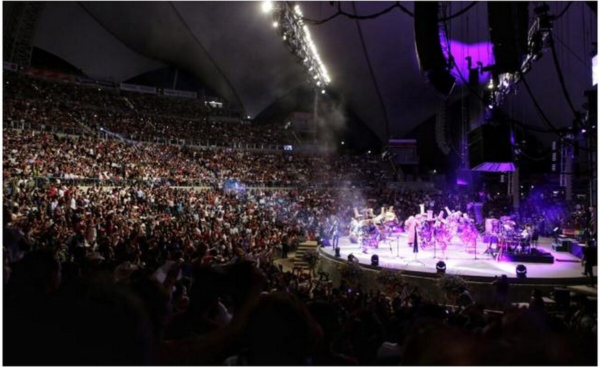 Conciertos en el cerro del Fortín. (FOTO: Mario Arturo Martínez. EL UNIVERSAL)
