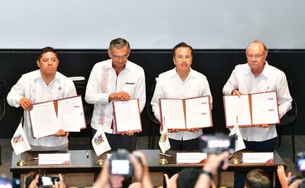 SLP firma convenio de seguridad con Veracruz, Nuevo León y Tamaulipas