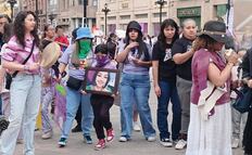 Con consignas y pancartas, mujeres en SLP recordaron a víctimas de violencia y exigieron seguridad en marcha del 8M