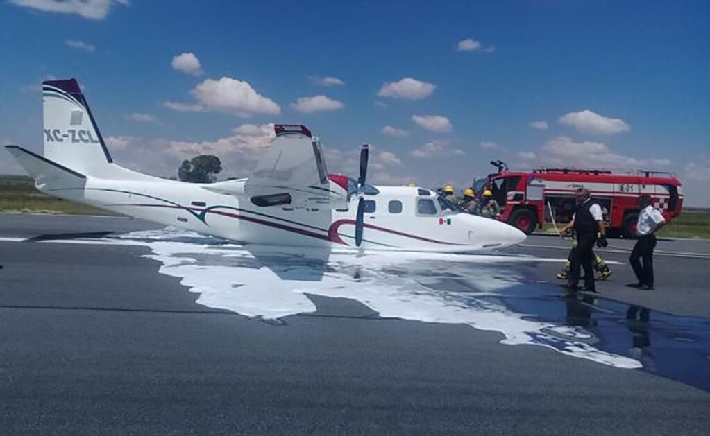 Falla avión en el que viajaba esposa del gobernador de Zacatecas