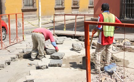 Piden comerciantes respetar tiempos en obras del Centro Histórico