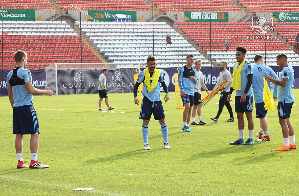Todo listo para el amistoso entre Atlético de San Luis y New York City