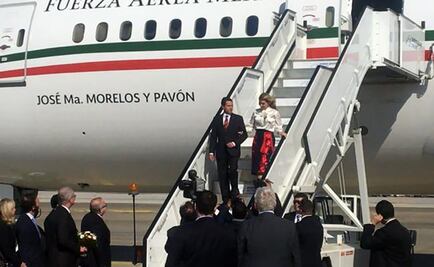 Arriba Peña Nieto a Hannover para iniciar gira por Europa