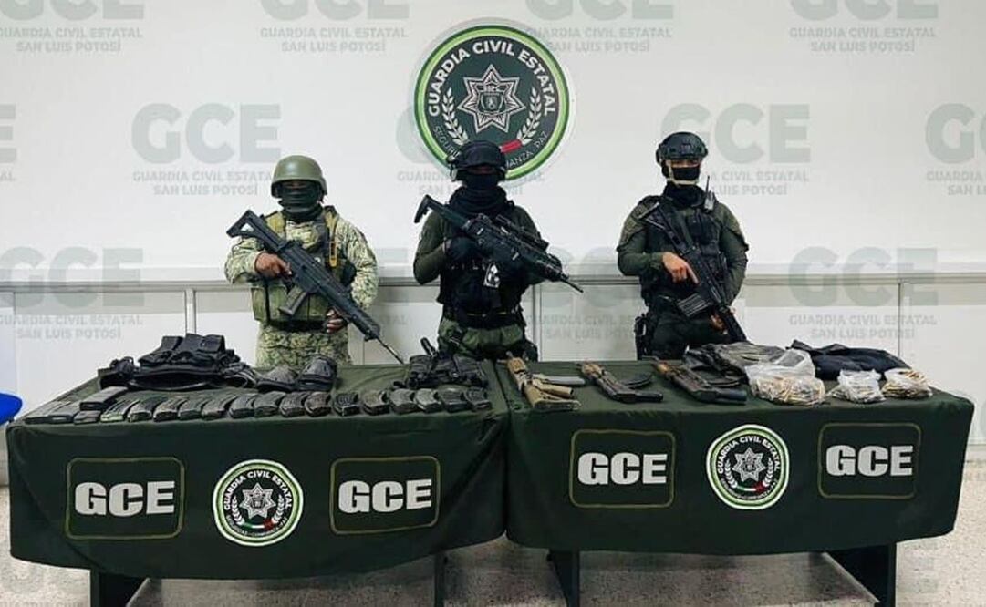 Desmantelan narcocampamento en la comunidad La Hierbabuena, de Ahualulco, SLP. Foto: Especial