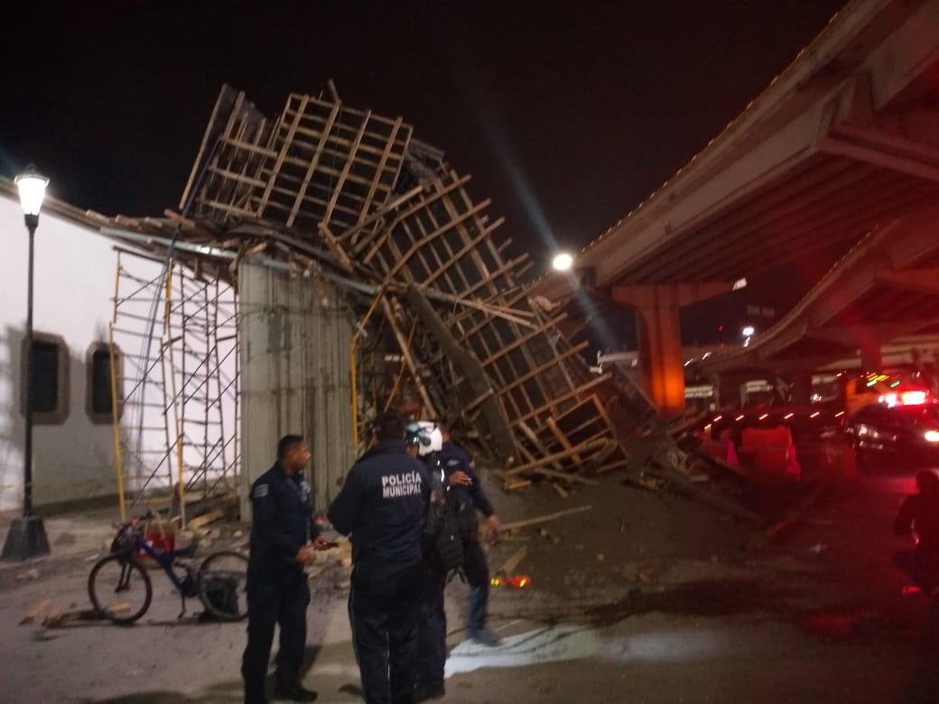 Policía capitalina apoya en circulación en obra de Distribuidor