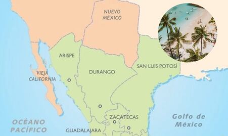 Estas son las playas de Tamaulipas y Texas que antes pertenecían a San Luis Potosí