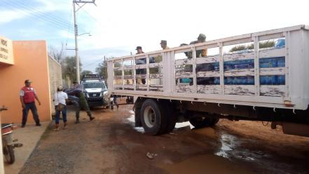 Entregan apoyos a 12 familias afectadas por tormenta en Villa de Ramos