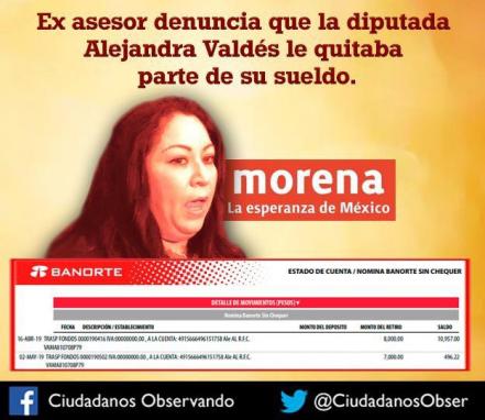 Ciudadanos Observando documenta cobro de “moches” de legisladores a sus asesores