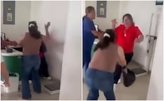 ¡Otro escándalo en el IMSS! Derechohabiente y trabajadora se agarran a golpes en la Clínica 47 de SLP