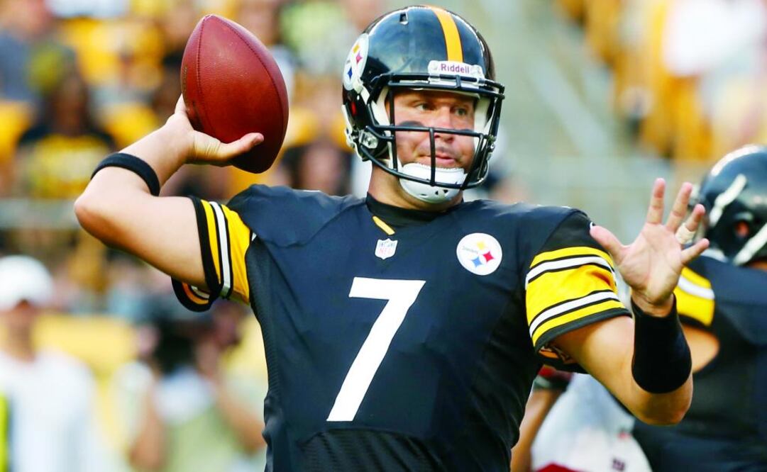 Ben Roethlisberger sufrió una lesión durante el entrenamiento de los Steelers. FOTO/AP.