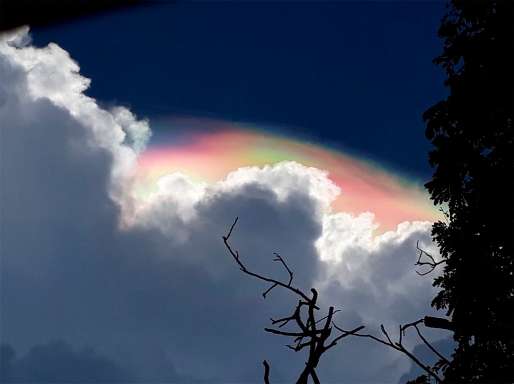 Reportan en Mérida, fenómeno conocido como Pileus. Foto: Especial