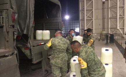Militares alistan traslado de insumos para atender Covid-19 de CDMX a San Luis Potosí