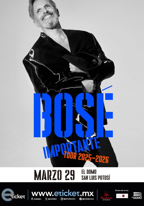 Importante Tour marcará el regreso de Miguel Bosé a los escenarios mexicanos. Foto: Especial.
