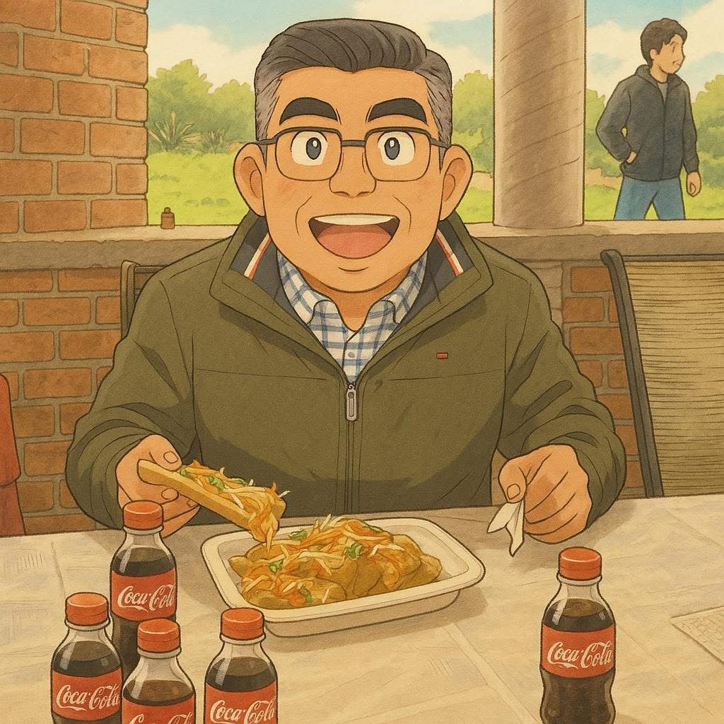 Enchiladas potosinas al estilo Ghibli