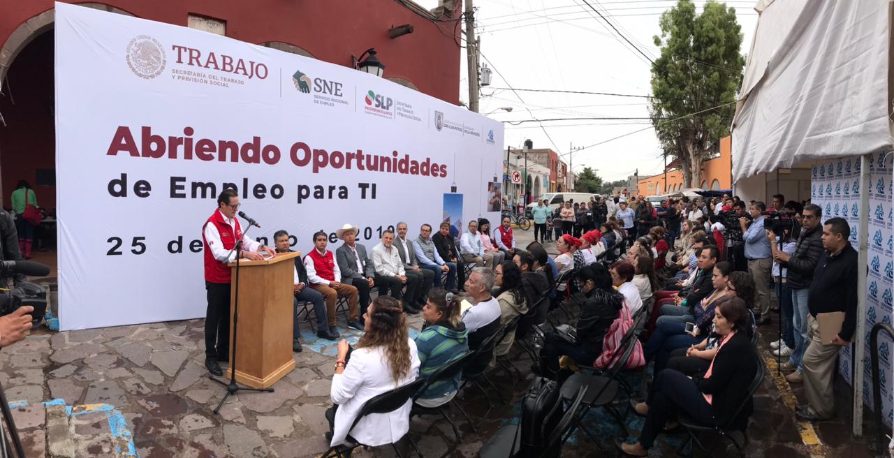 SLP alcanza 28% de colocación laboral a través de Ferias de Empleo